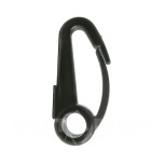 Haaklukk Ahti plastist 80mm must (4tk pakis)